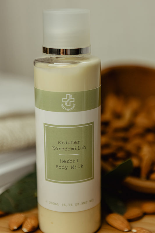 Lait corporel aux herbes