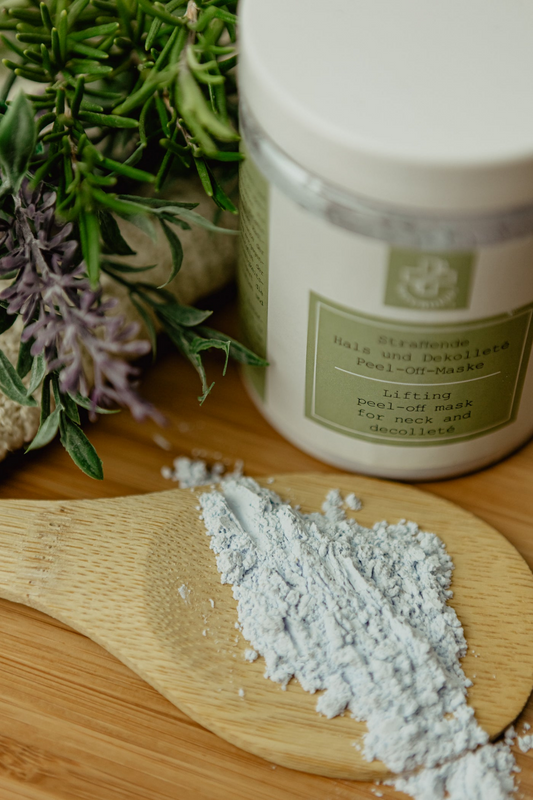 Masque peel-off liftant pour le cou et le décolleté
