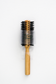 Brosse à cheveux en olivier, ronde