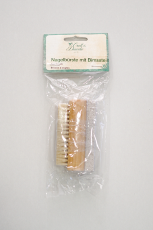 Brosse à ongles avec pierre ponce